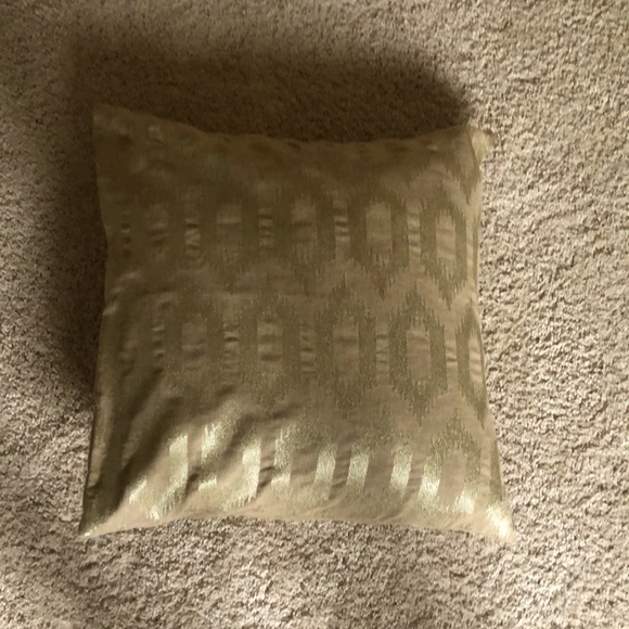 Pottery Barn Accents Pottery Barn Pillow Covers 2 Beige With Gold